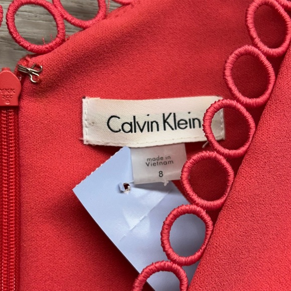 Calvin Klein Coral Midi Dress - Picture 4 of 7